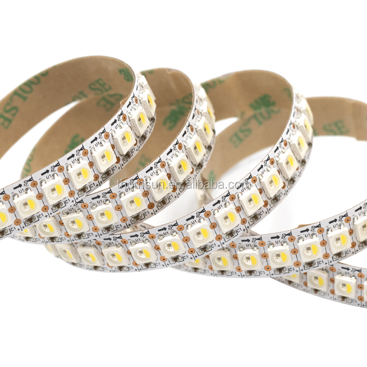 Прямая поставка SMD5050 5v ws2812 144 адресуемых rgbw Светодиодная лента 5050