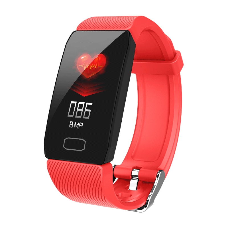 Новый 2020 1,3 дюймов сенсорный экран Смарт-часы Ip68 Smartbracelet Q1 для мужчин и женщин в форме сердца крыса мониторинга спортивный браслет для занятий спортом