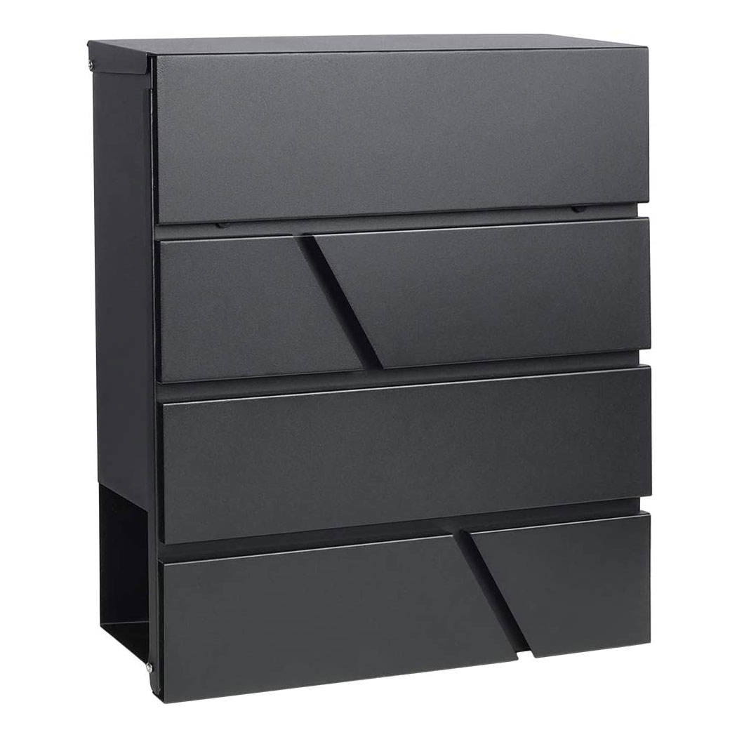 YA01 Custom High Quality Modern American wall mounted Stainless Steel MailBox postbox Metal Mailbox Outdoor