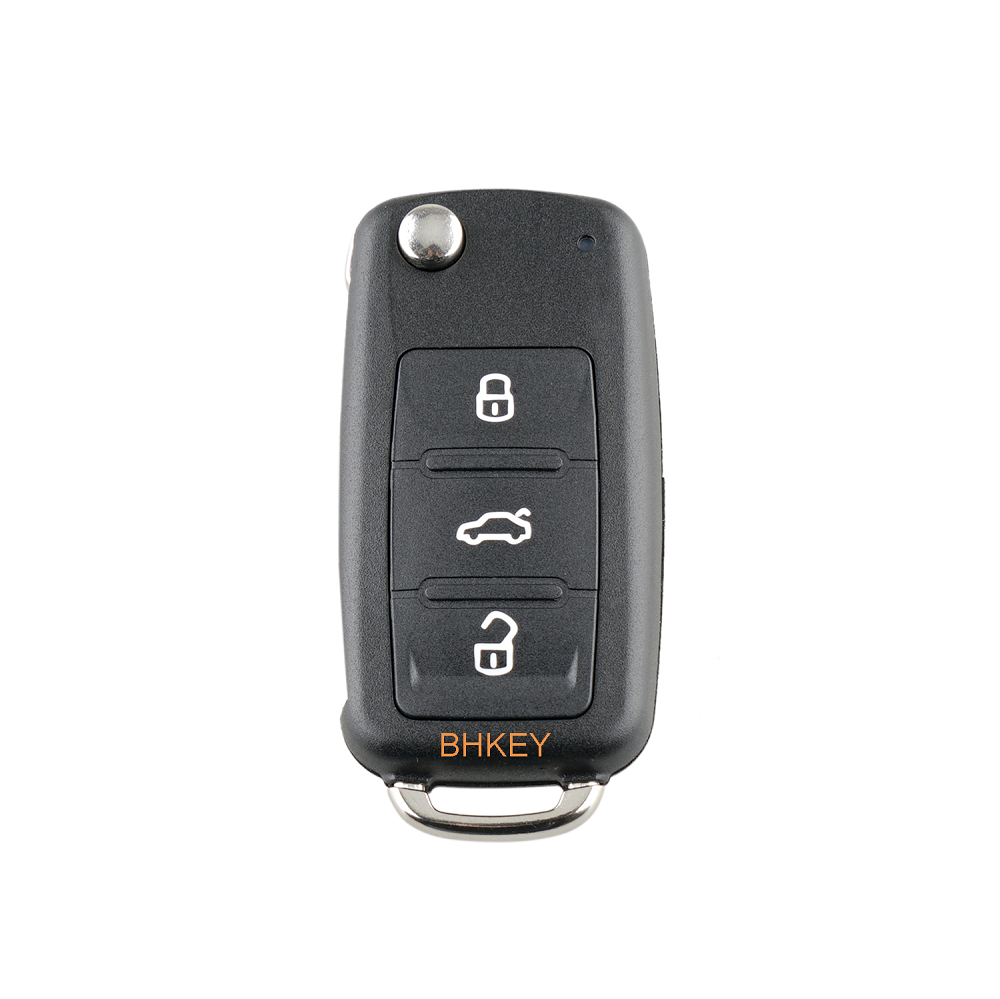 3 Buttons HU83 Blade Fob Key Case Fob Replacement Keyless Car Shell For VW Cabriolet Golf Mk6 Jetta Touran