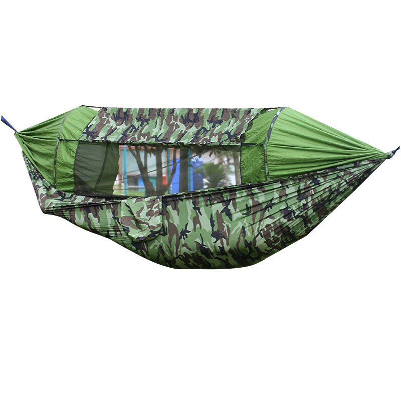 Customized Durable Portable Nylon Camouflage Camping Mosquito Net Hammock And Canopy Tarp Suit For Hiking