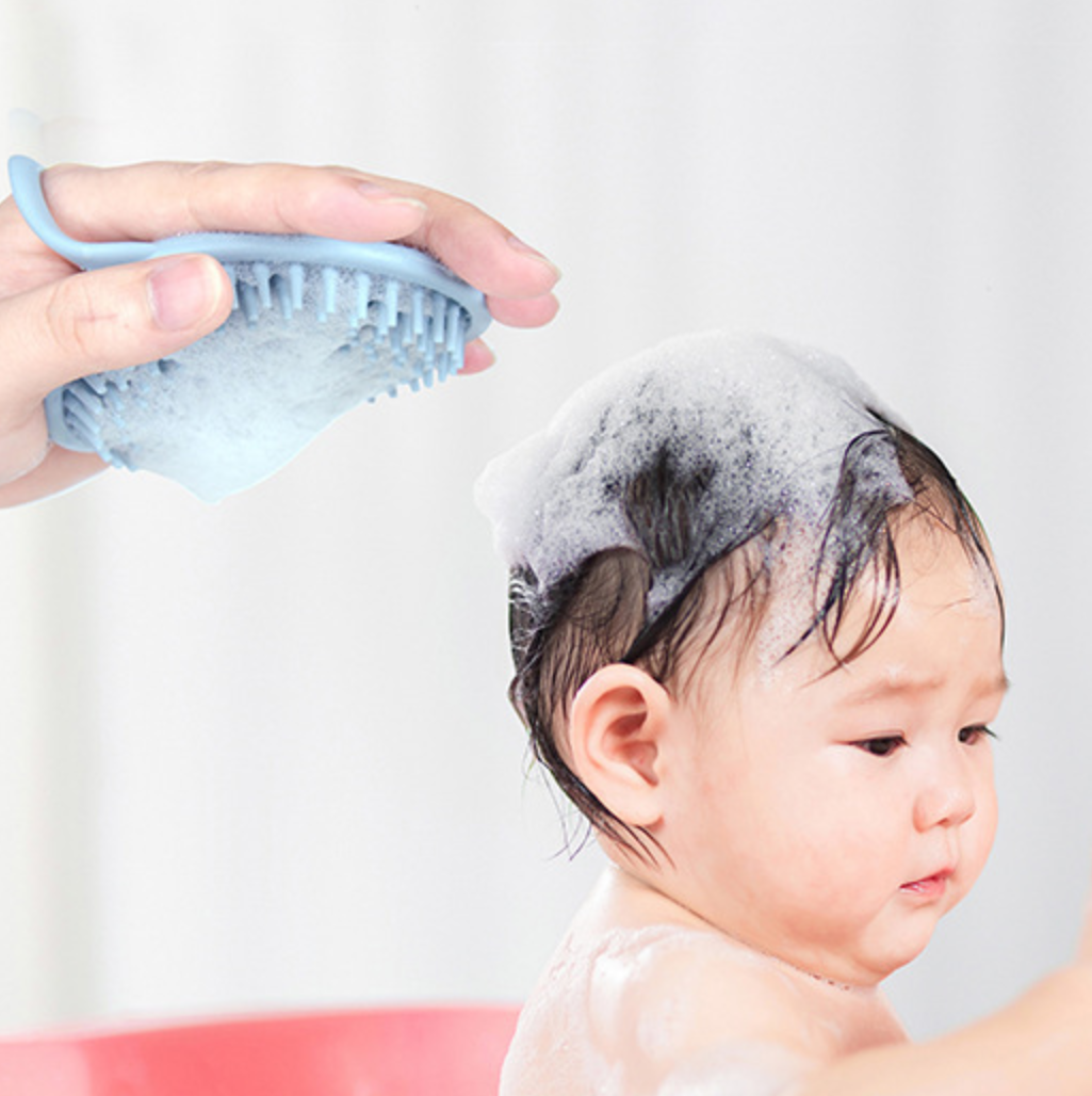 Baby Silicone Multi-Functional Bath Brush Baby Bath Brush Shampoo Brush Children's Mud Bath Silicone