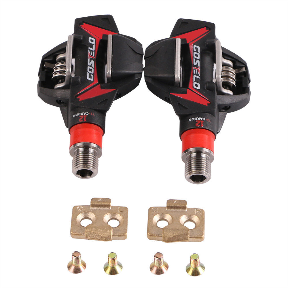 Велосипедные педали COSTELO Titan Carbon Mtb Moubntain с шипами
