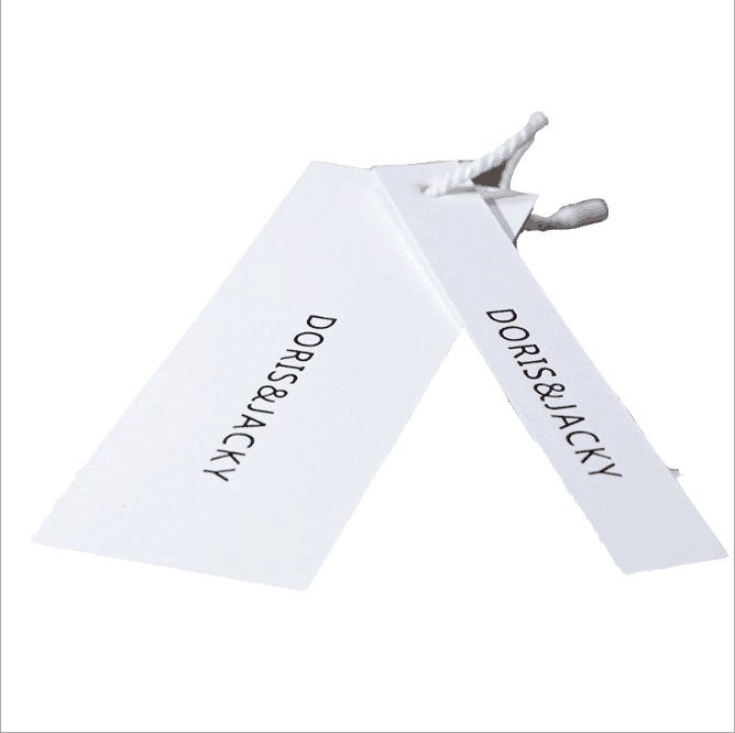Таможня печатная одежда HangTag, персонализированные картонные бумажные бирки с фирменным логотипом оптом