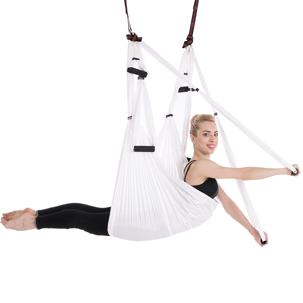 Nylon Elastic Handing Home Fitness Equipment Aerial Swing Yoga Hammock