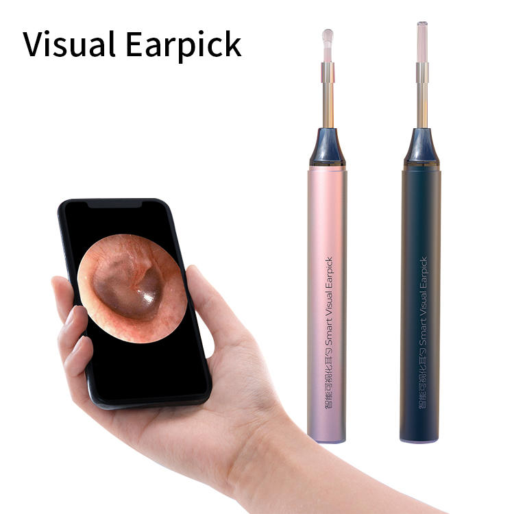 visual top sell wholesale ear cleaning camera earwax removal endoscope safe light ear wax cleaner