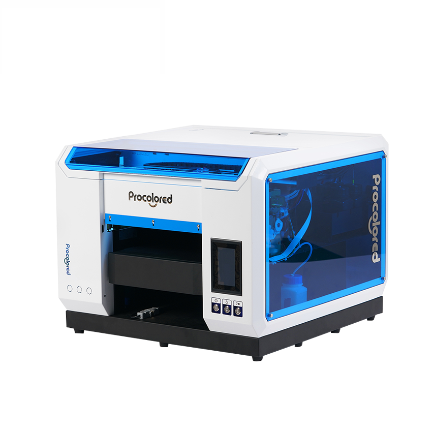 2021 New design A3 visible window printing machine led UV flatbed printer