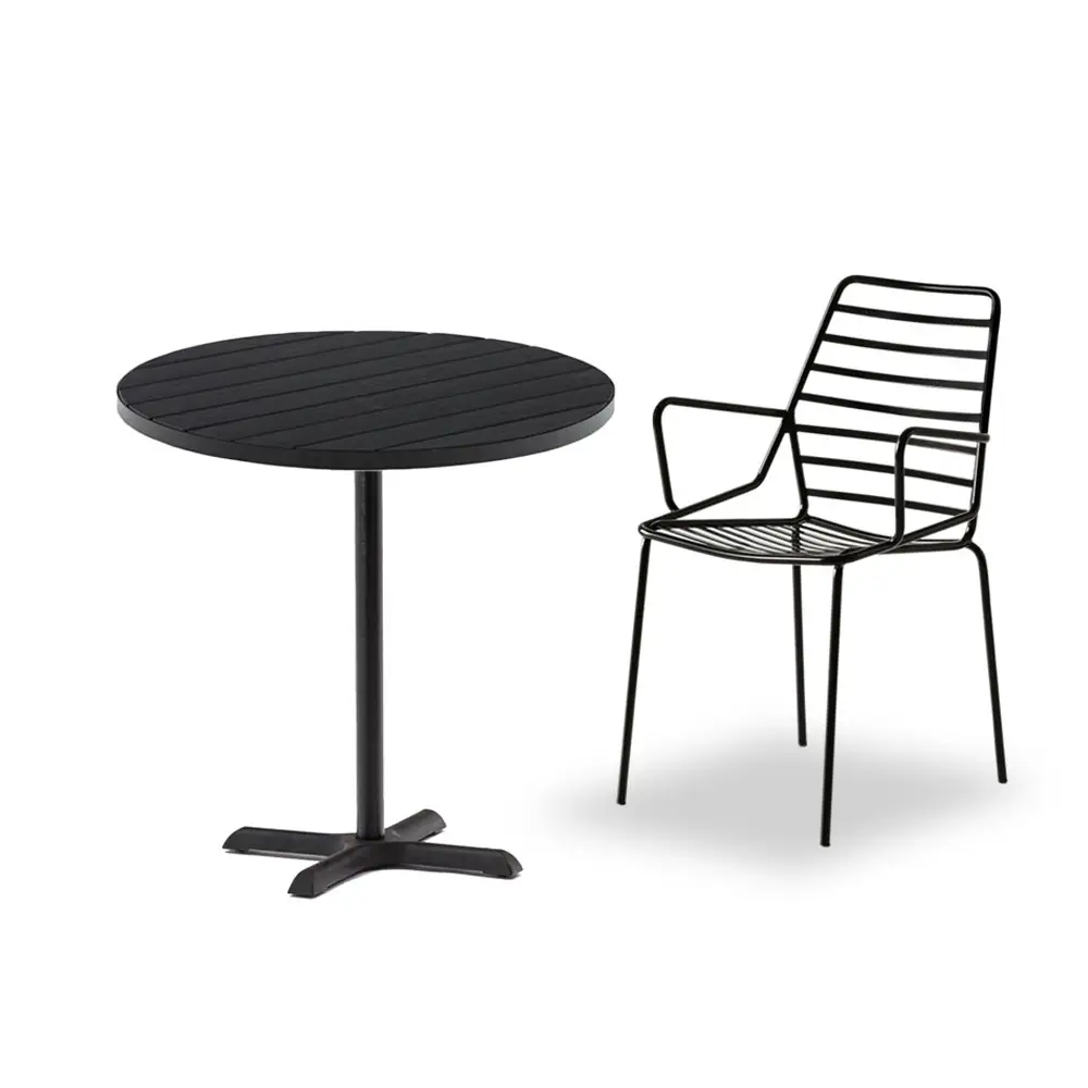 Home Commercial Use Dining Chair Modern Outdoor Garden Metal Chair Cafe Outdoor Stackable