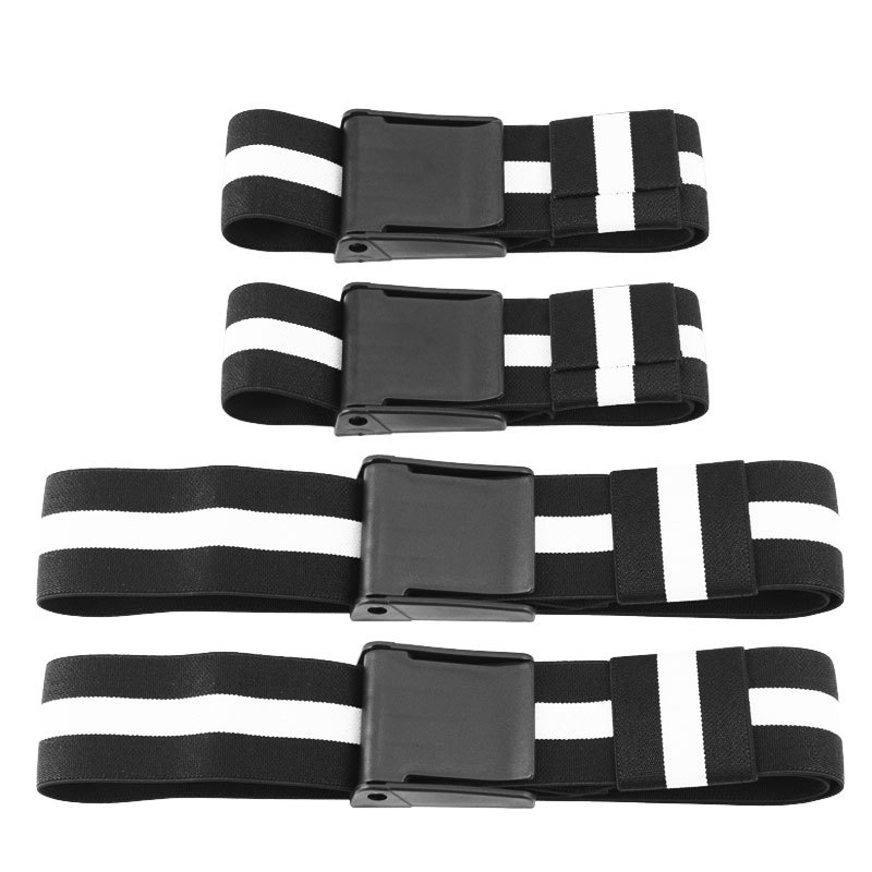 Fast Muscle Growth 4 Pack 2 Bicep Bands 2 Leg Bands Comfortable Elastic Occlusion Bands