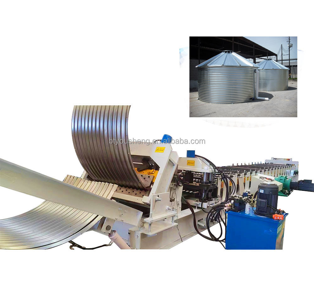 Silo Making Machine | Silo Corrugated Panel Forming Machine | Grain Bin Sidewall Machine