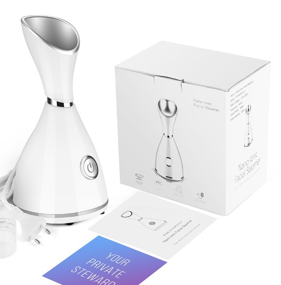 300W nano ion facial steamer Home use mist facial cleaner Amazon hot selling skin spa steamer