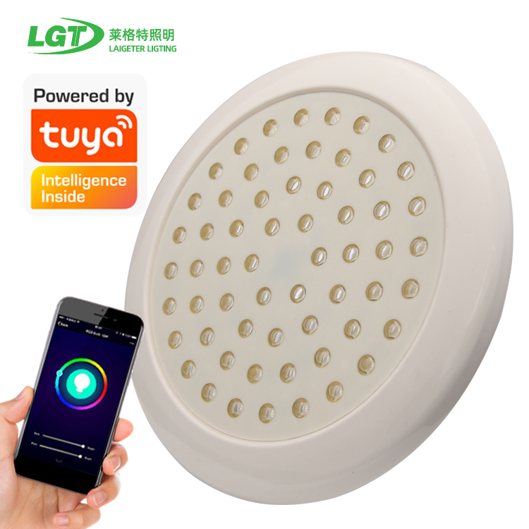 Ультратонкая Смола Fil светодио дный Светодиодная лампа для бассейна DC12V RGB Smart App WiFi Tuya управление светильник для бассейна