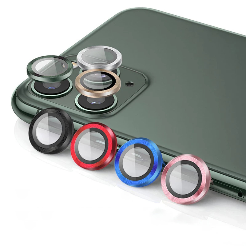 Camera lens screen protector for iphone 11 iphone 12 11 pro max mobile phone camera lens ring protectors