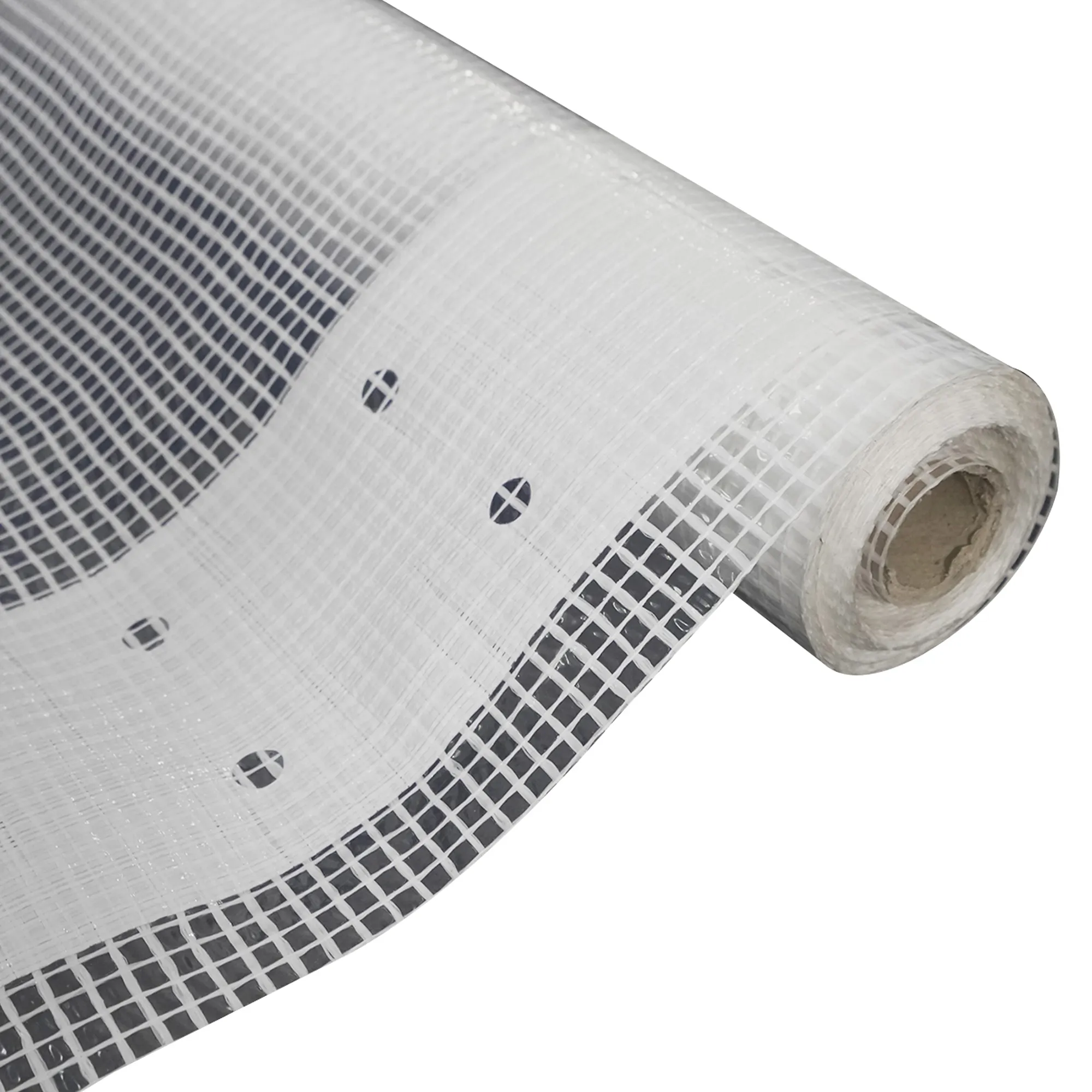 2021 Hot Selling 10*100feet Scaffolding String Reinforced Clear Poly Sheeting For Construction Covering Made In China