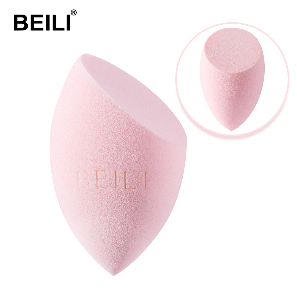BEILI best supplier cosmetic puff blender makeup sponge set make up brushes custom logo private label triangle makeup sponge