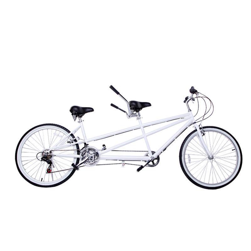 Wholesale family sightseeing bike/26 inch tandem bike/two people rental sightseeing tandem bicycle