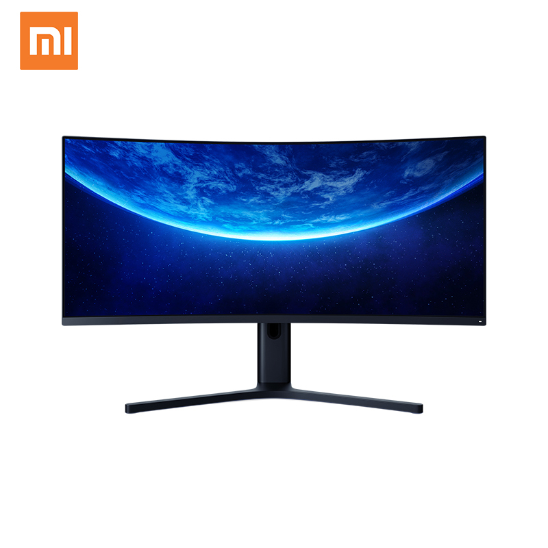 Оригинальный изогнутый игровой монитор Xiaomi Mi, разрешение 34 дюйма, ЖК-дисплей, экран для компьютера, Ultra HD, монитор для компьютера