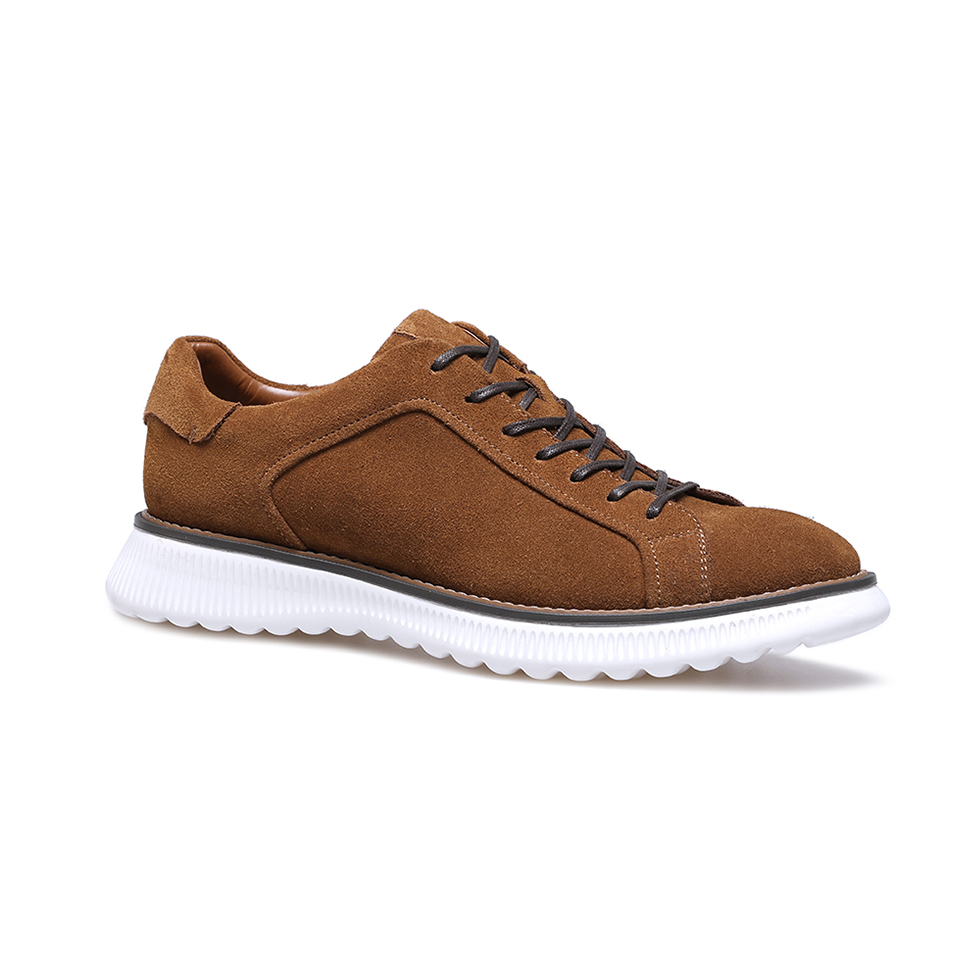 ABINITIO High Quality Business Casual Suede Leather Male Formal Shoes