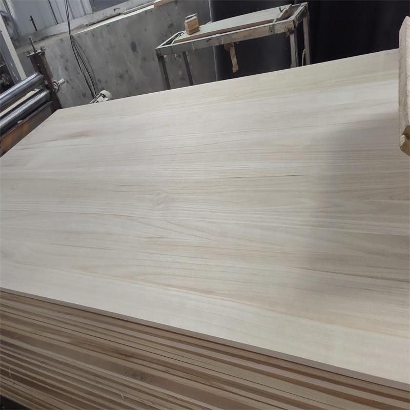 Best quality Solid wood pine Paulownia wood Finger jointed board for Construct and furnitures