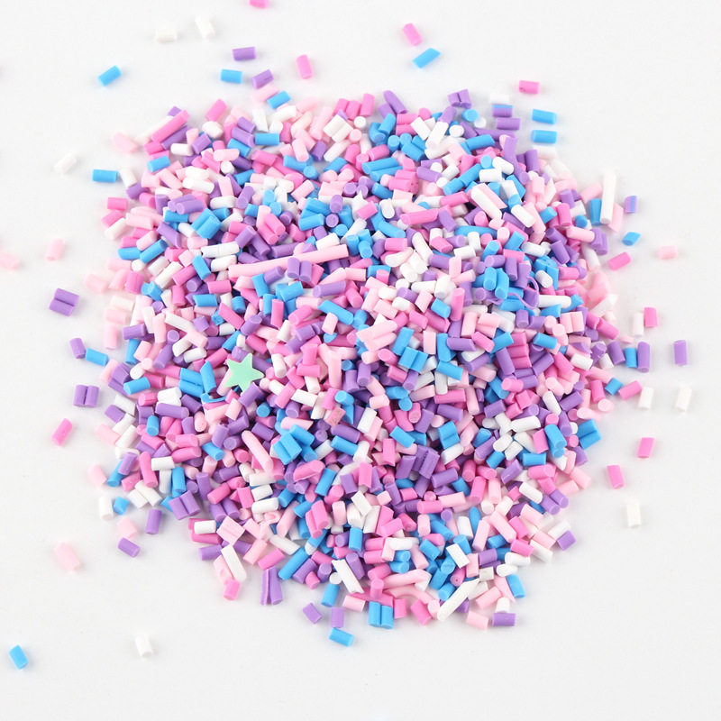 Christmas Decoration DIY Mixed Candy Soft Slices polymer clay sprinkles craft