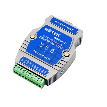 Industrial RS-232 to RS-485/422 Port-Powered Converter with Isolation