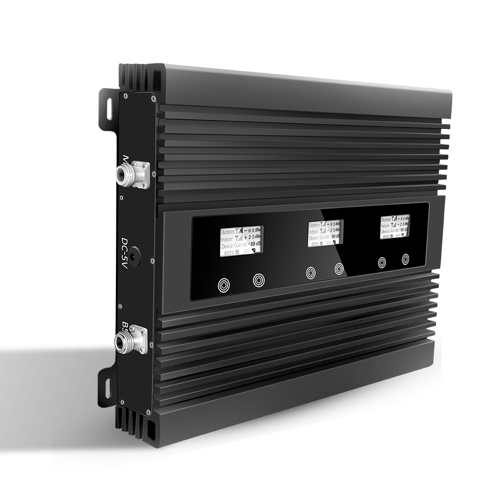 Высокая мощность усиления трехдиапазонный GSM DCS WCDMA 900/1800/2100 МГц N-Female мобильный ретранслятор сигнала