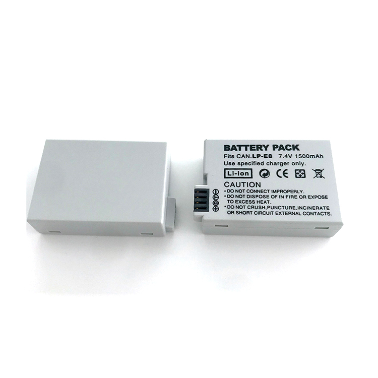 Factory price rechargeable lithium 7200 polo camera battery for LP E8 550D 600D 650D 700D X4 X5