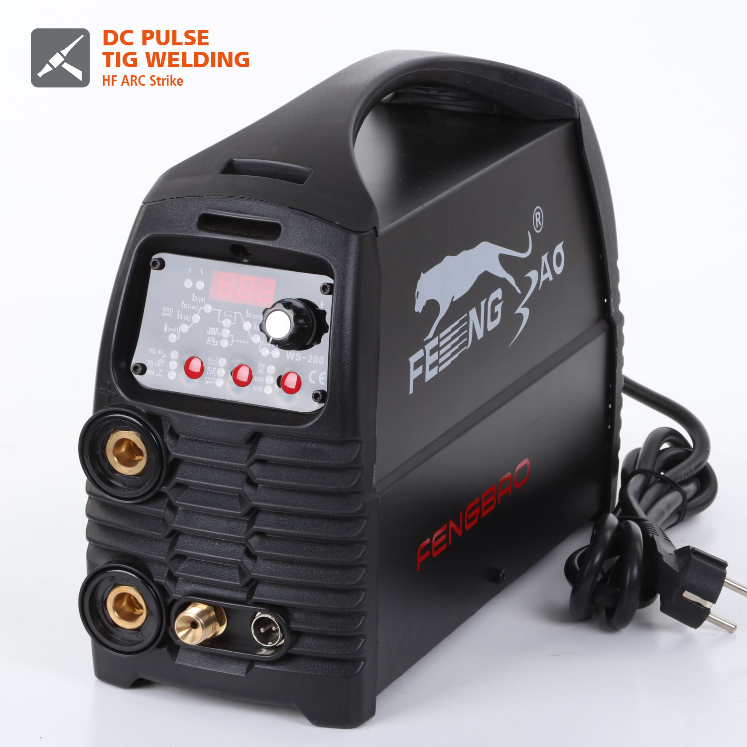 Нержавеющая сталь DC 220V однофазный TIG сварочный аппарат IGBT инвертор 200a TIG сварочный аппарат