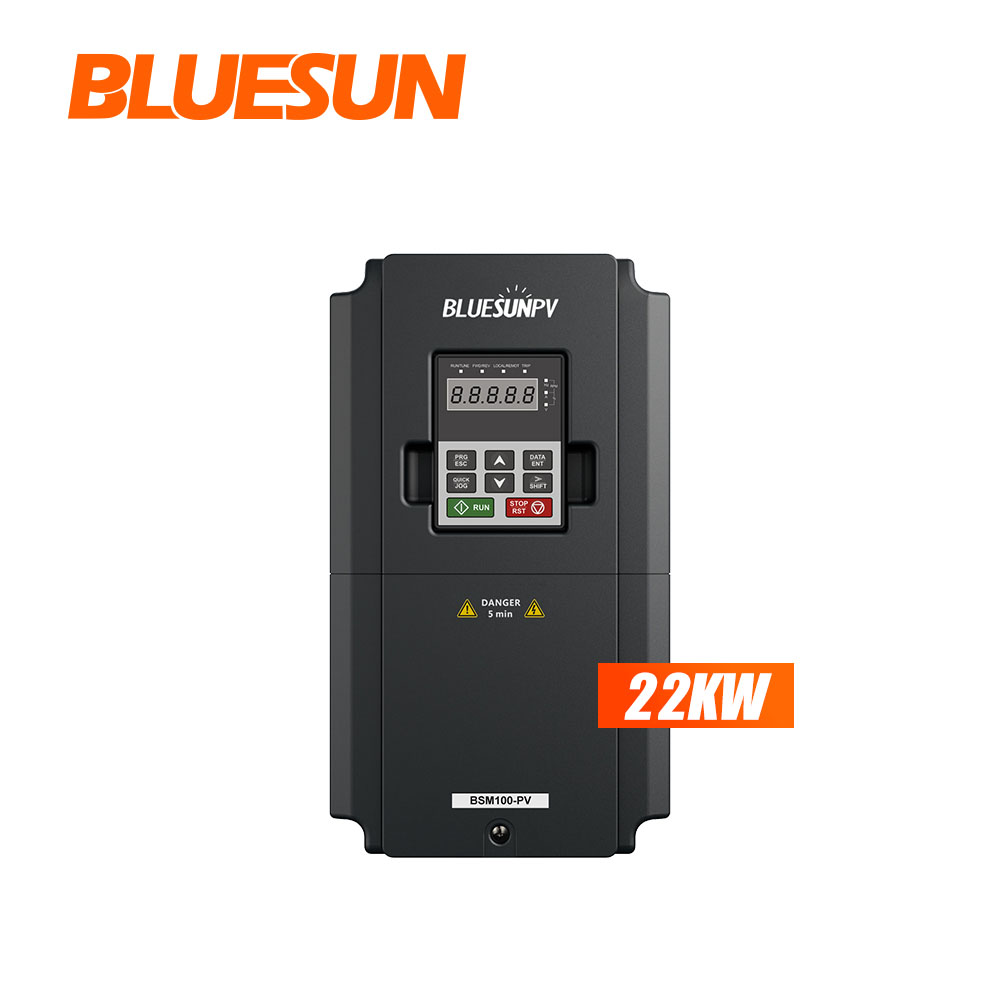 Стабильная по индивидуальному заказу Bluesun инвертор контроллер насоса 20kw 22KW солнечный инвертор насоса 3 фазы