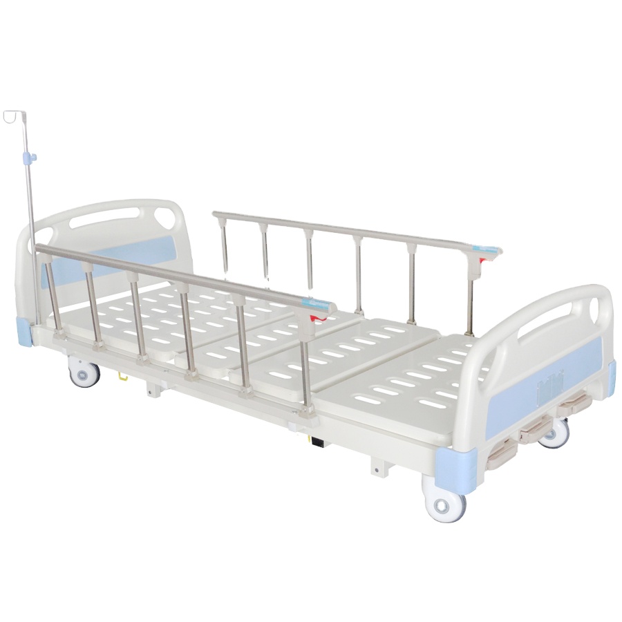 YC-T3611L(I) Hot selling hospital equipment 3-crank manual medical hospital bed for clinic