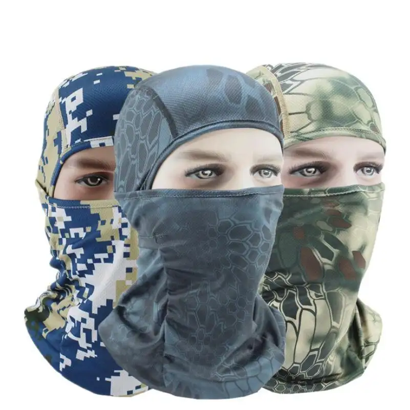 Outdoor Sports protective Balaclava Hat Motorcycle Bike Cycling Full Face ski Mask tactical Chief airsoft Helmet liner Hood hats