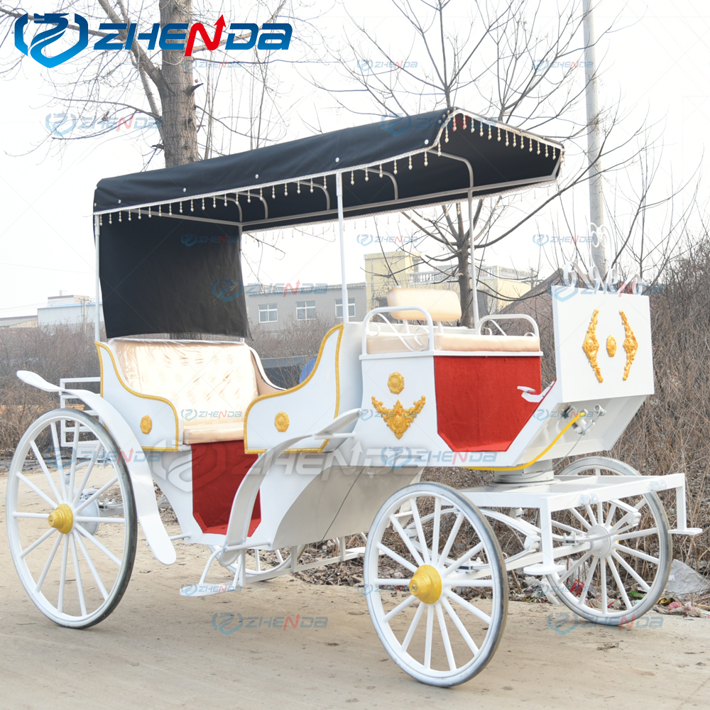 Роскошная модная электрическая лошадиная каретка королевская Тыква Виктория для продажи/индивидуальный дизайн электрическая лошадиная каретка