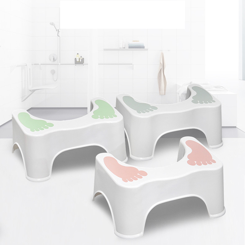 Manufacturer Supply ABS Material Non-Slip Toilet Squatty Step Stools