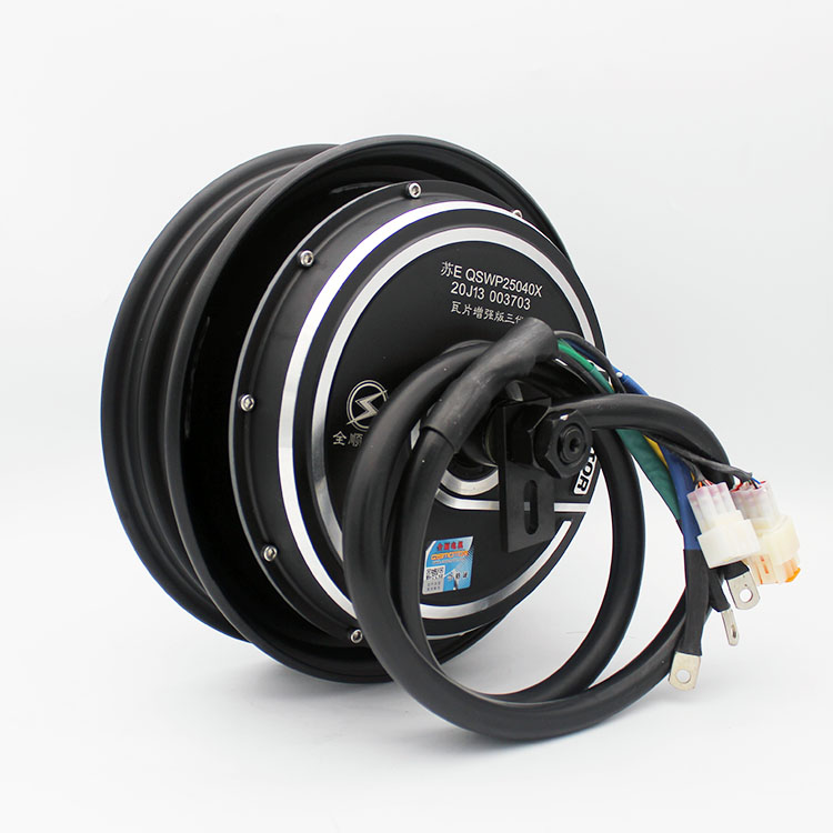QSMOTOR 10 "3500 Вт 48-120 в электрический мотоцикл Скутер дуга Магнитный стальной двойной Холл бесщеточный высокоскоростной двигатель постоянного тока