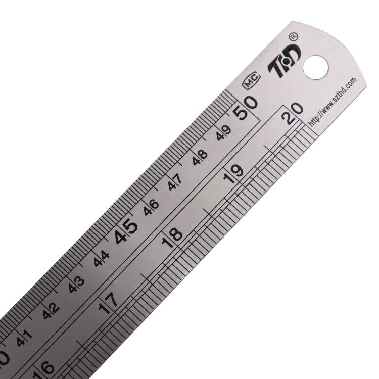 THD бренд TH-5024 50 см/20 дюймов линейка из нержавеющей стали