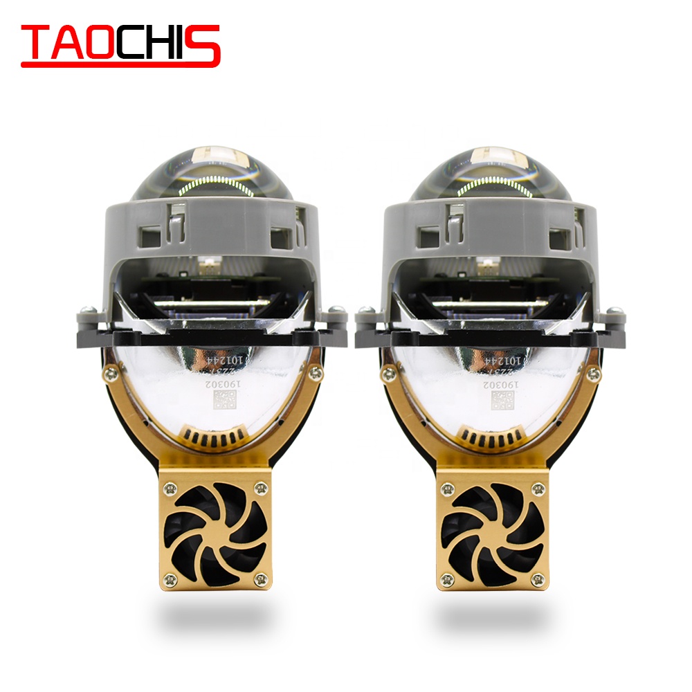 TAOCHIS фар автомобиля 3,0 дюймов Bi светодиодный объектив проектора Универсальные фары светодиодные фонари Быстрый Яркий светодиодный свет лампы постоянного тока обновления модернизации
