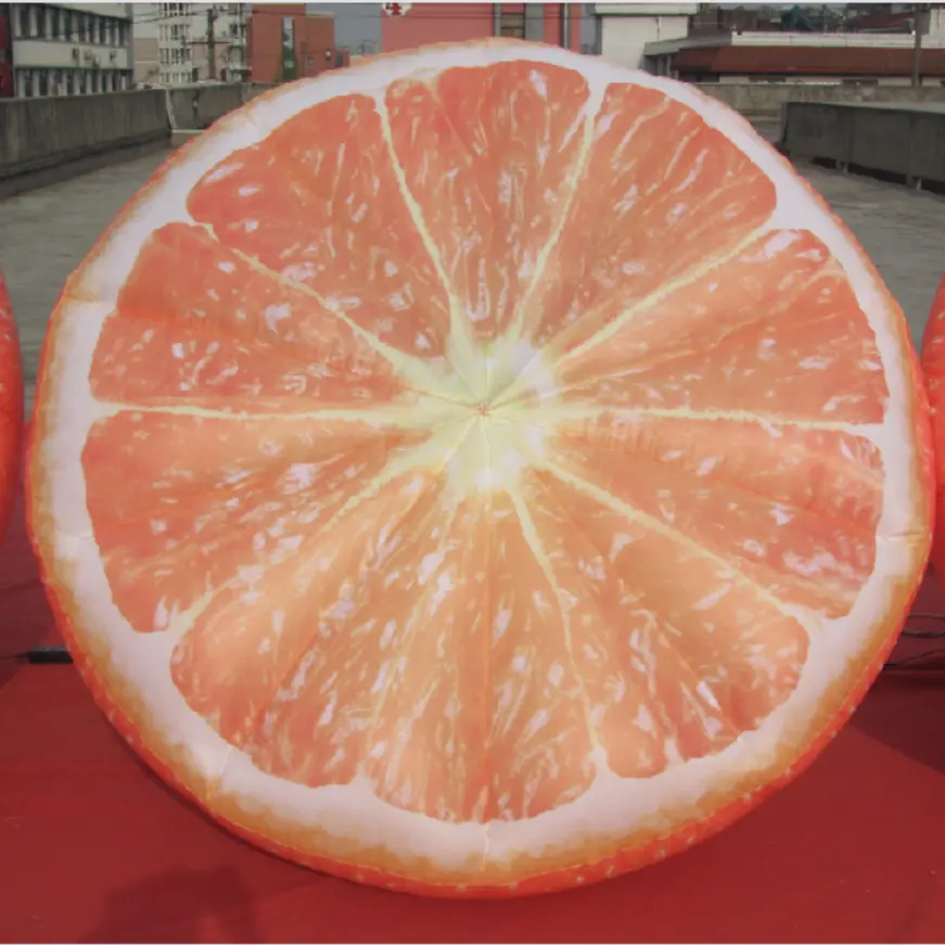 Индивидуальный Гигантский Надувной оранжевый фрукт для рекламы, надувная модель, надувная модель яблока