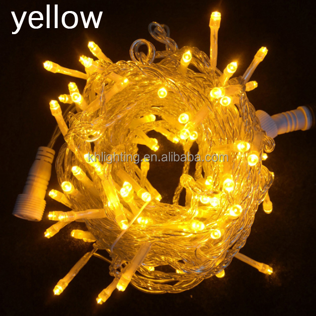 Светодиодная уличная световая гирлянда 100led10M220V7W, ПВХ-провод IP44, инженерная осветительная продукция
