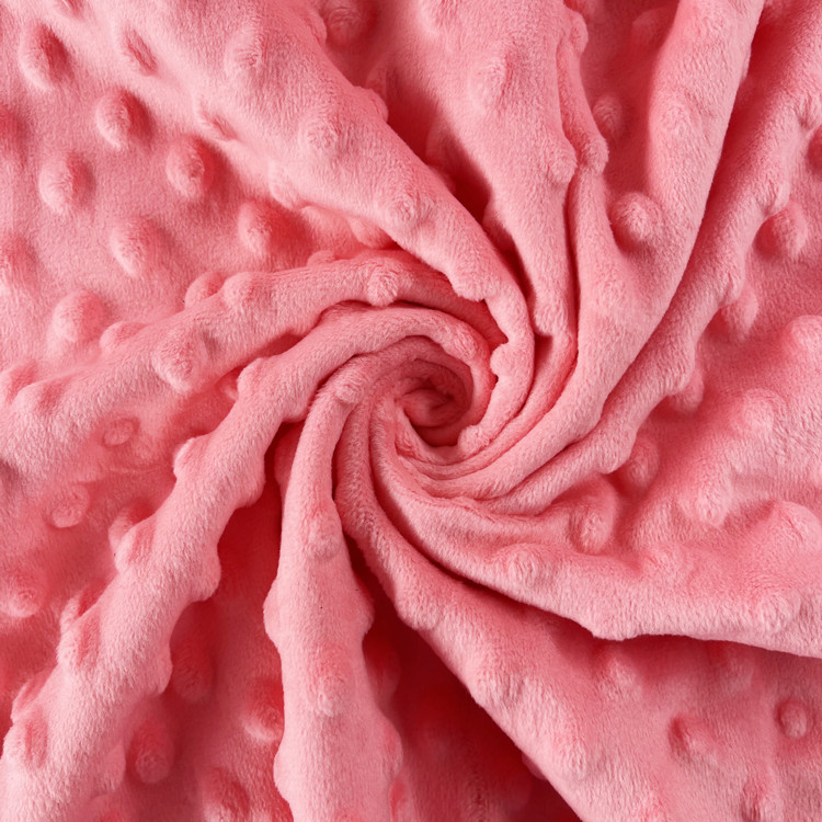adult minky blanket China Supplier Knitted Minky Fabric pile Custom Printing Service With NO MOQ