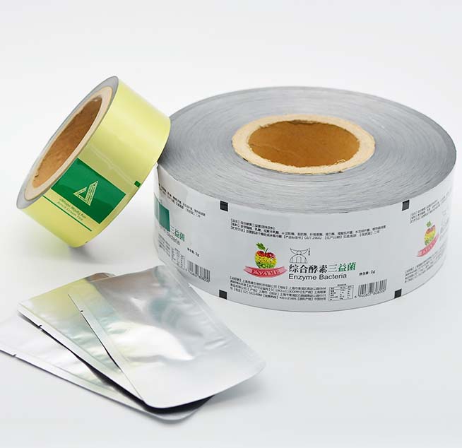 factory printing and high quality plastic packing aluminum laminated foil sachet film roll