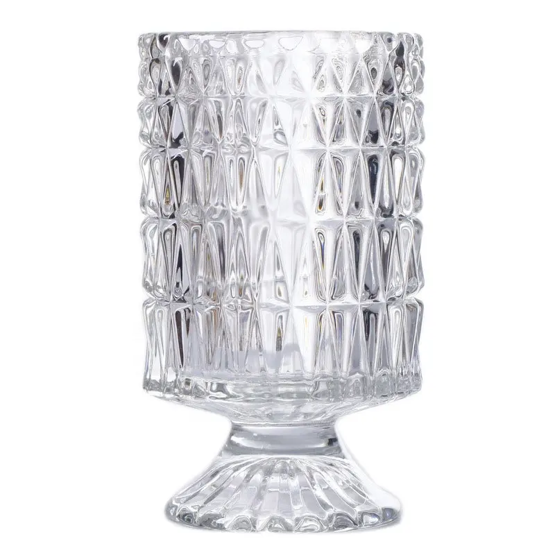 Оптовая продажа, блестящая стеклянная ваза, хрустальный стол, украшение для дома, креативная Свадебная вечеринка, цилиндрическая Цветочная ваза