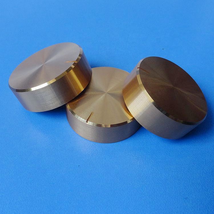 6mm D shaft Aluminum polished potentiometer knob for rotary encoder