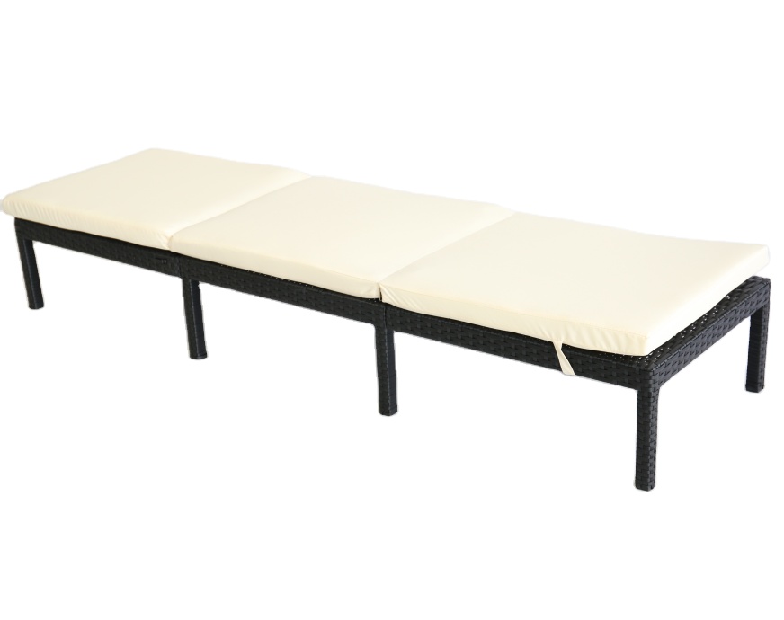 A1-1 All Iron Removable Three-section Deck Chair Great Sun Bed Comfortable
