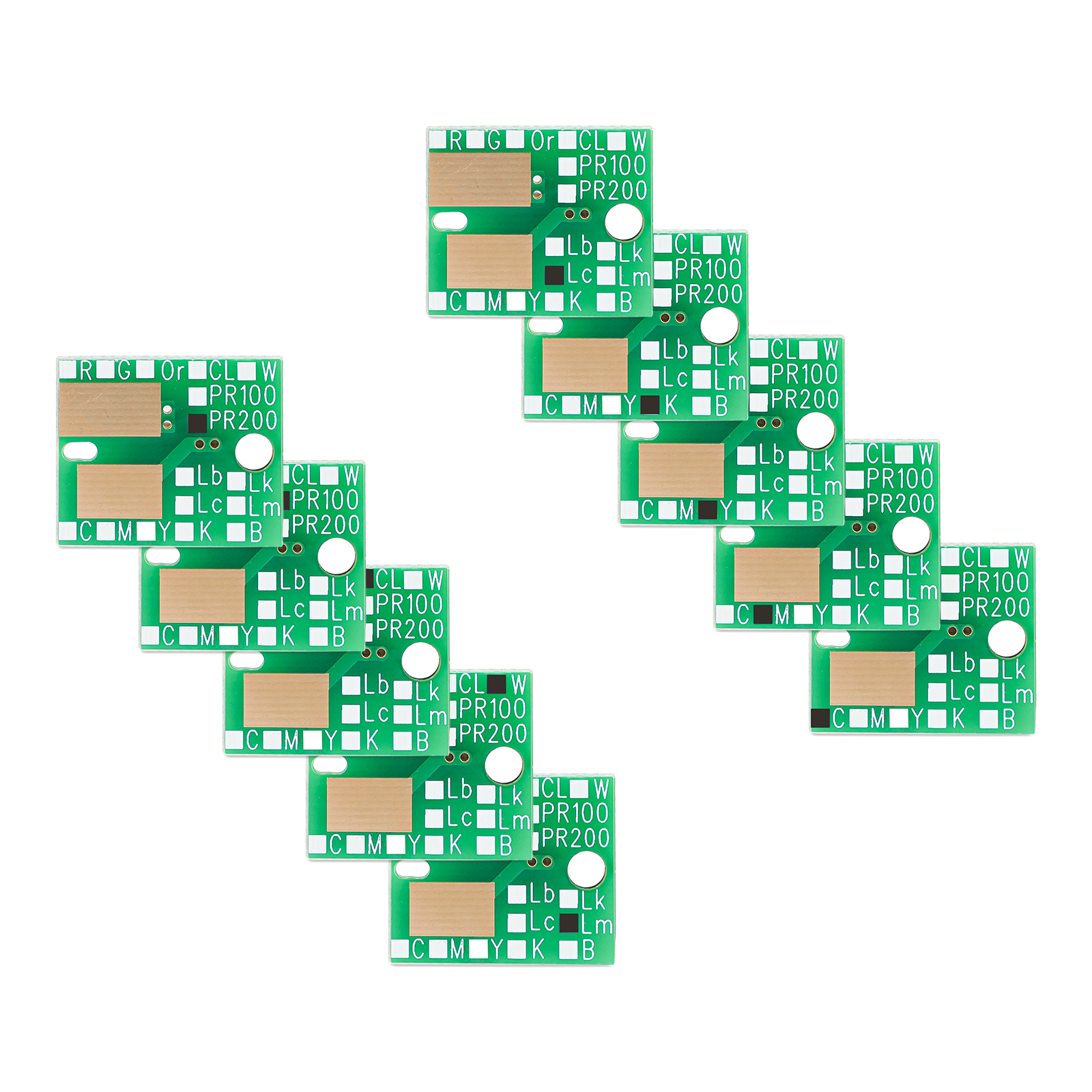 Lh100 Permanent Chip for Mimaki Ujf-3042fx Ujf-3042 Hg Ujf-6042 Auo Reset Chip for Mimaki Lh-100 Ink Cartridge Chips