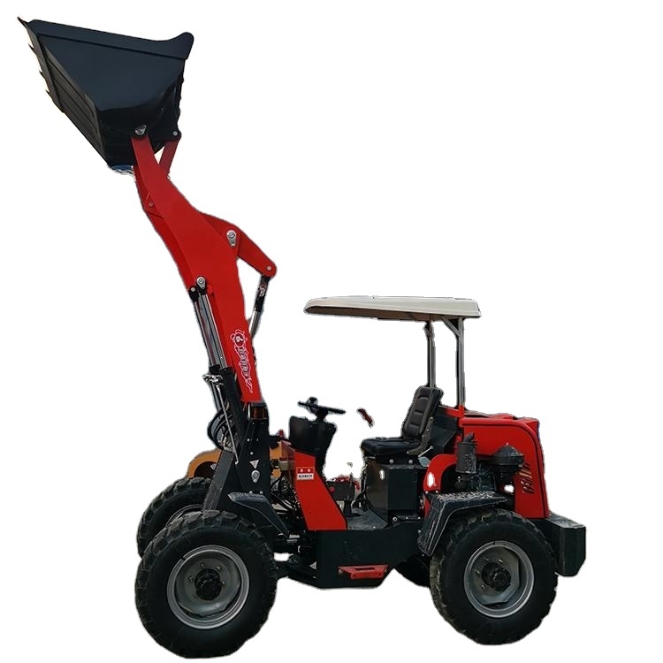 Engineering Construction Machinery 1.0ton Small Garden Trucking Mini Front Wheel Loader Backhoe Turkey Products YUNNEI Engine