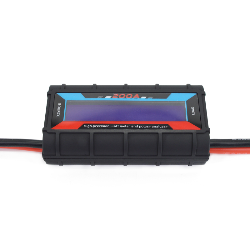 Power Meter 200A Watt Instrument Voltage Current Power Mete LCD Digital Display Ampere Volt and Watt Power Meter