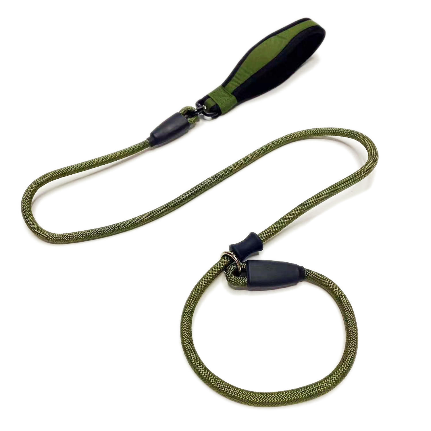 Tactical Dog Rope Leash Dog Lead With Soft Handle And 360 Swivel Ring Outdoor Walking Dogs