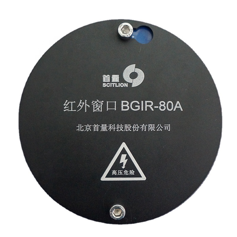 BGIR 75A 80A 100A BaF2 IR смотровое окно с металлическим креплением для инфракрасной термографии/смотровое окно