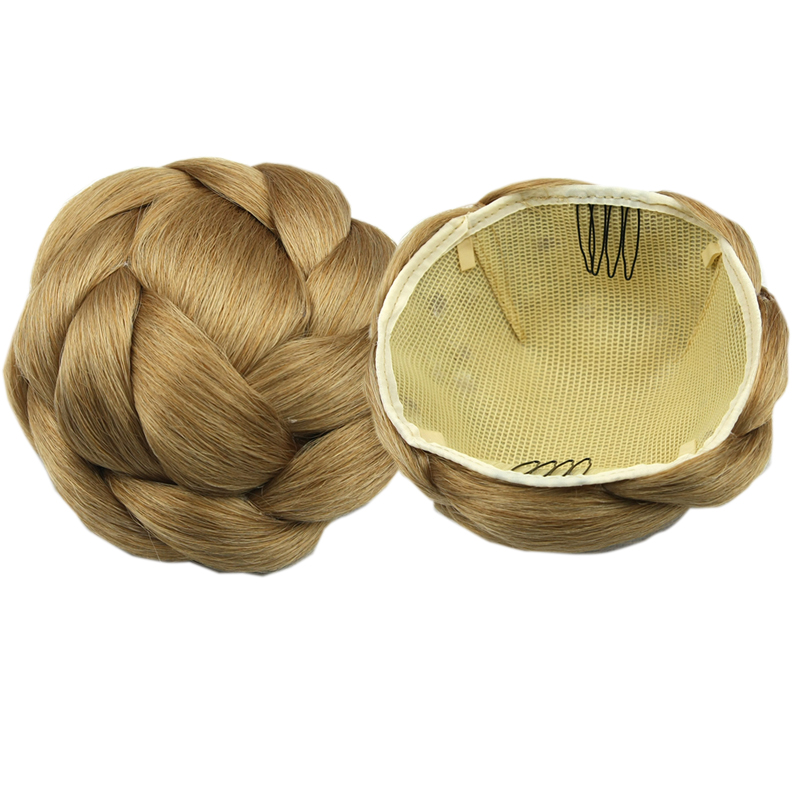Wholesale high temperature silk braided hair bag ball hair bun Hanfu headdress traditional oriental hair accessories