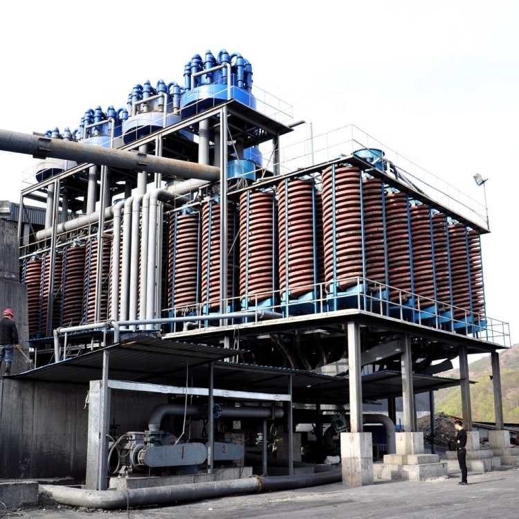 High Efficiency ore Recovery Separating Minerals Equipment Spiral Chute Price